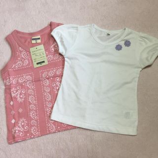 muimui様専用☆新品タンクトップ&美品Tシャツ 2枚セット(Tシャツ/カットソー)