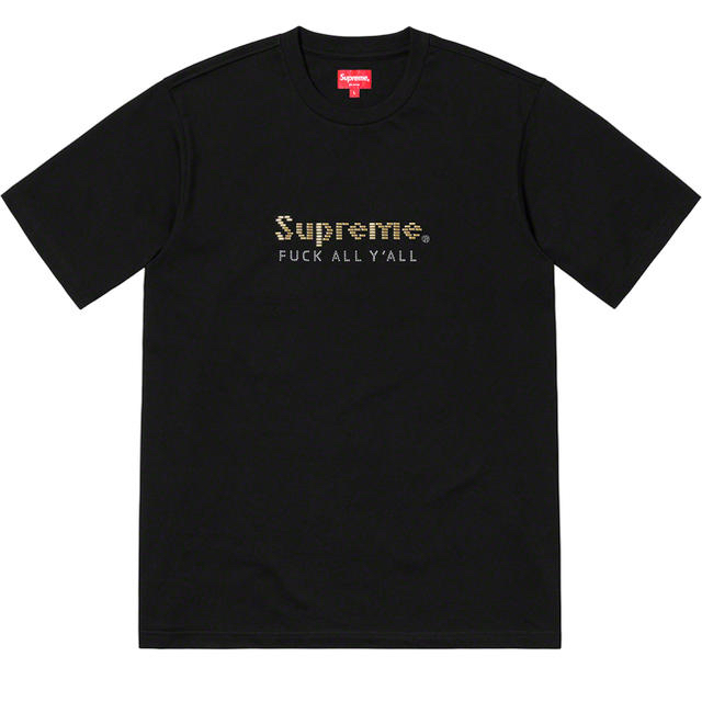 supreme Gold bars tee Black M size