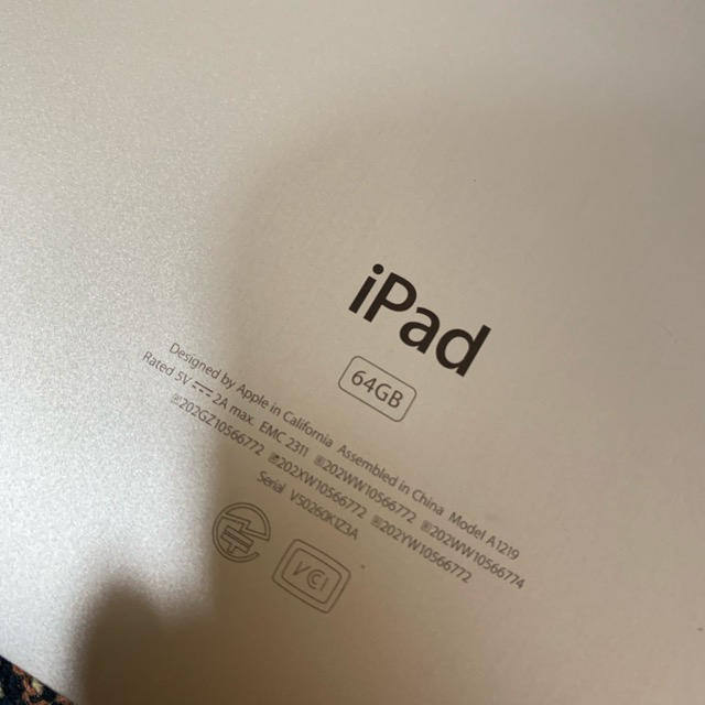 初代iPad WIFIモデル 64G 黒