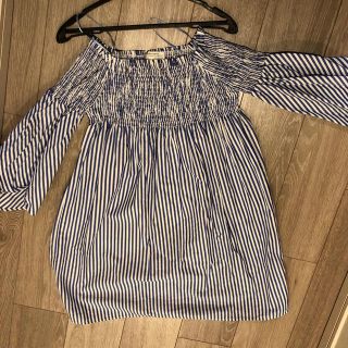 ザラ(ZARA)の【値下げ】ZARA オフショルダートップス(カットソー(半袖/袖なし))