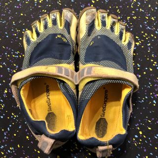 ビブラム(vibram)のVibram ビブラム メンズシューズ 紺×黄(スニーカー)