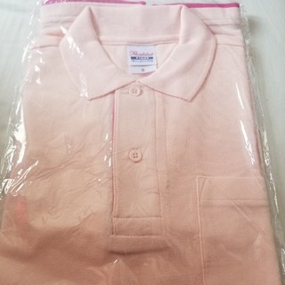 プリントスター　ピンク　ポロシャツ　Sサイズ(ポロシャツ)