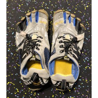 ビブラム(vibram)のVibram ビブラム メンズシューズ 青×グレー(スニーカー)