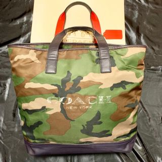 コーチ(COACH)のコーチ COACH メンズ 男 レディース 女 トート 迷彩 カモ バッグ 鞄 (トートバッグ)