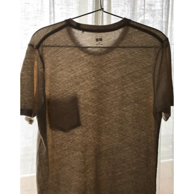 UNIQLO(ユニクロ)のユニクロ MEN 麻混Tシャツ メンズのトップス(Tシャツ/カットソー(半袖/袖なし))の商品写真
