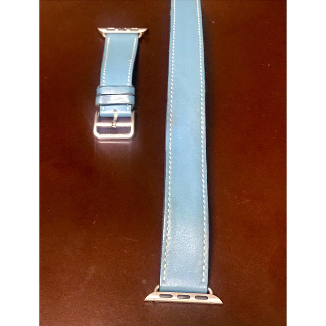 Hermes(エルメス)のエルメス アップルウォッチバンド ドゥブルトゥール 38/40ミリ メンズの時計(レザーベルト)の商品写真
