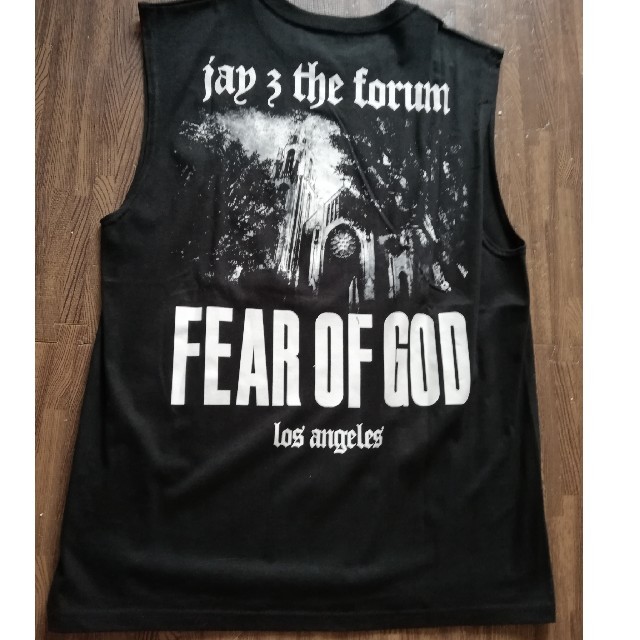 FEAR OF GOD(フィアオブゴッド)の【Lサイズ】Fear of god JAY-Z Sleeveless Tee メンズのトップス(Tシャツ/カットソー(半袖/袖なし))の商品写真