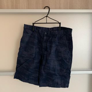 ユニクロ(UNIQLO)のユニクロ ショートパンツ Lサイズ ネイビー(ショートパンツ)