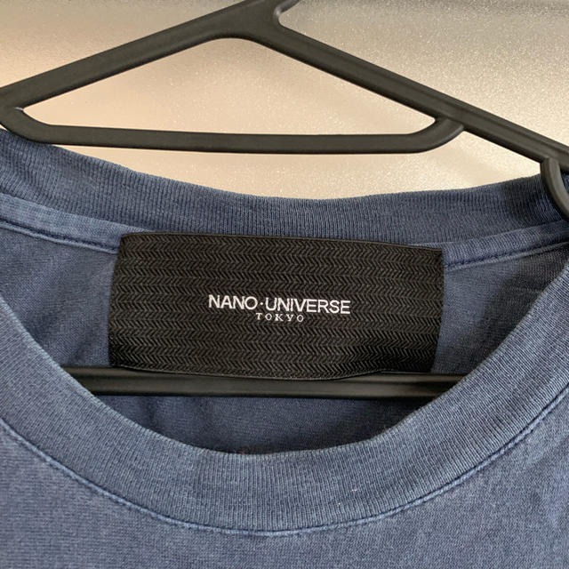 nano・universe(ナノユニバース)のナノユニバース メンズ  Tシャツ ネイビー Mサイズ メンズのトップス(Tシャツ/カットソー(半袖/袖なし))の商品写真