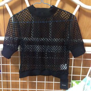 エモダ(EMODA)のチュールドットTOP(カットソー(長袖/七分))