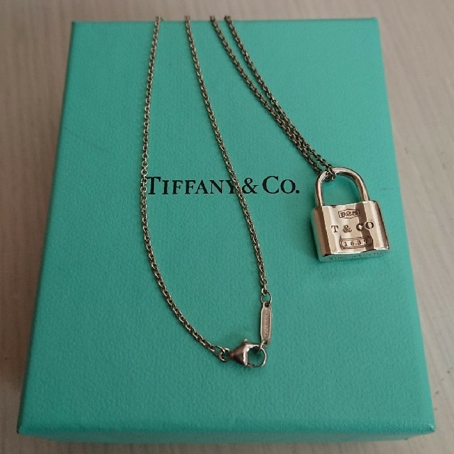 最終売り切り価格！極美品☆Tiffany南京錠silverﾈｯｸﾚｽ