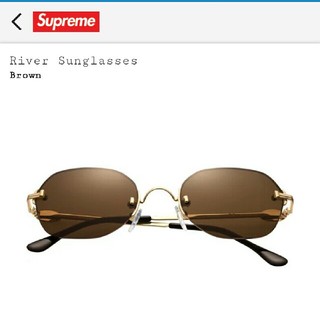 シュプリーム(Supreme)のsupreme river sunglasses サングラス(サングラス/メガネ)
