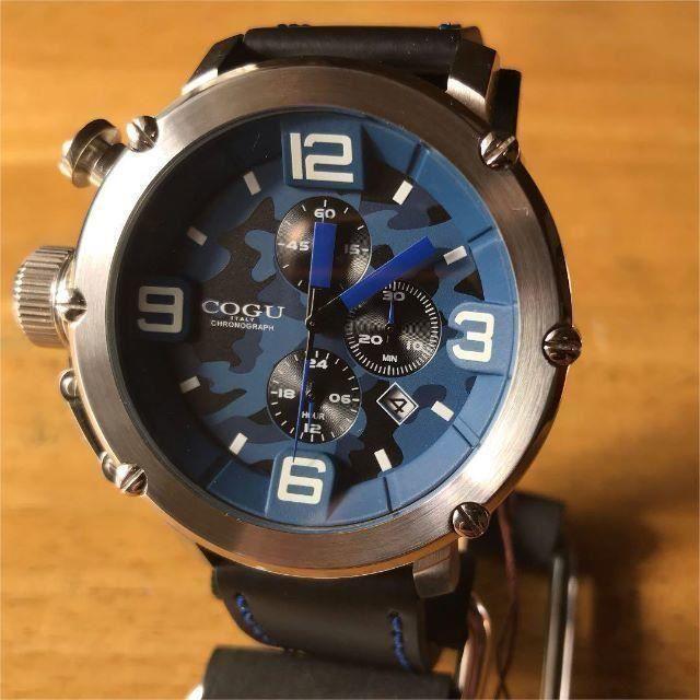 COGU - 【新品】コグ COGU クオーツ クロノ メンズ 腕時計 C61-CBL ブルーの通販 by 遊☆時間's shop｜コグならラクマ