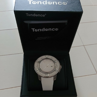 テンデンス(Tendence)のTendenceラバーベルト♪ホワイト(腕時計(アナログ))