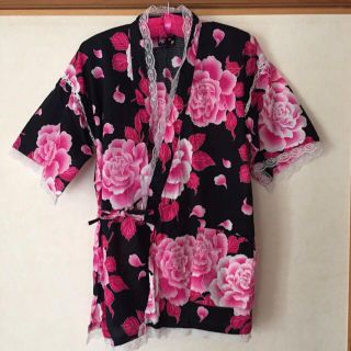 バラ柄の甚平♡SALE(浴衣)