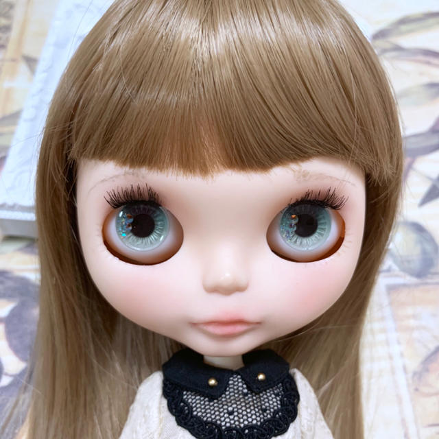 Takara Tomy(タカラトミー)のブライス♡アイチップ  ブルーグリーンイエローグラデ ハンドメイドのぬいぐるみ/人形(人形)の商品写真