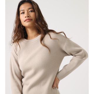 アズールバイマウジー(AZUL by moussy)のAZUL BY MOUSSY【完売】LONG KNIT PULLOVER(カットソー(長袖/七分))