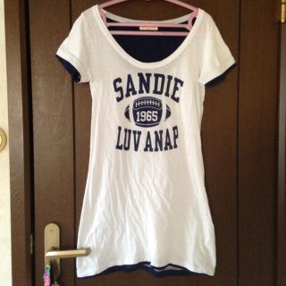 アナップ(ANAP)のTシャツワンピース(ミニワンピース)