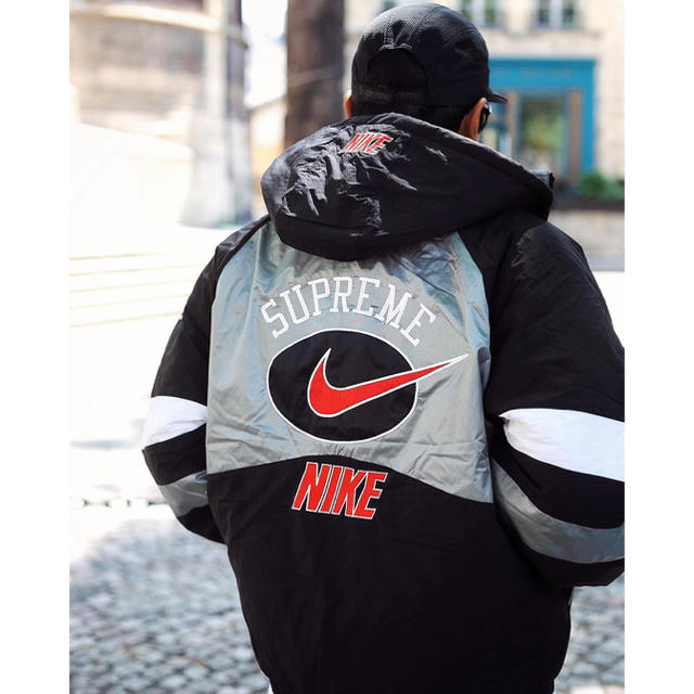 Supreme Nike hooded sports jacket M