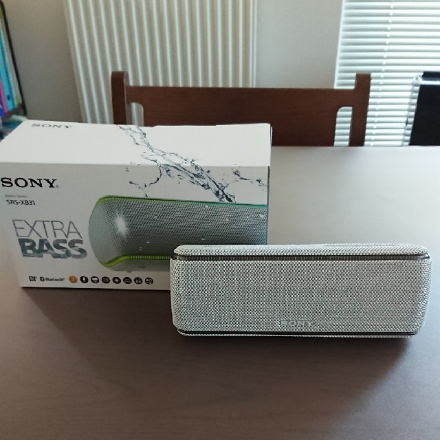 ４月購入保証書あり！SONY Bluetooth対応スピーカー SRS-XB31