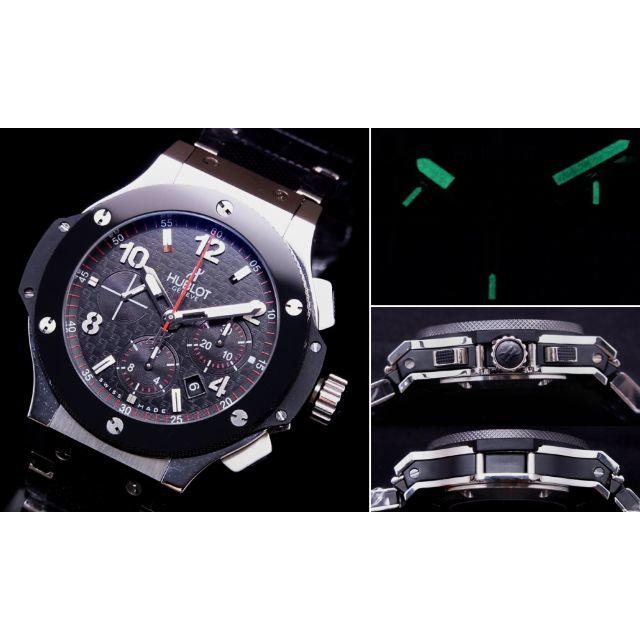 HUBLOT - らすぷーちん！様専用BIG SS Black ブレス＆ダイヤル 自動巻の通販 by ffr1234512345's shop｜ウブロならラクマ