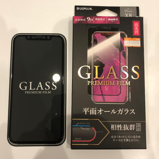 GLASS PREMIUM FILM. iPhone XRの通販 by a8087's shop｜ラクマ