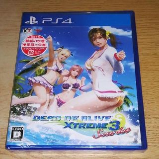 新品 PS4 DEAD OR ALIVE Xtreme3 Scarlet(家庭用ゲームソフト)