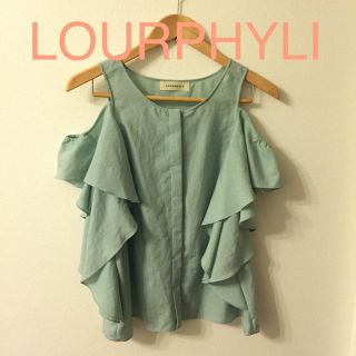 LOURPHYLI オフショルトップス(シャツ/ブラウス(半袖/袖なし))