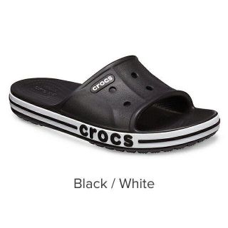 クロックス(crocs)のクロックス バヤバンド スライド BLACK/WHITE M8W10(26cm)(サンダル)