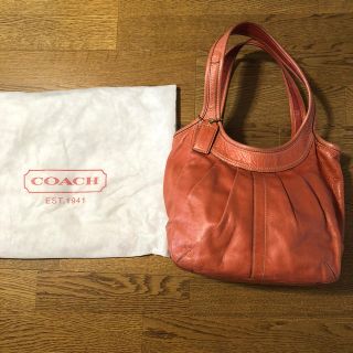 コーチ(COACH)のコーチ COACH ハンドバッグ オレンジ テラコッタ(ハンドバッグ)