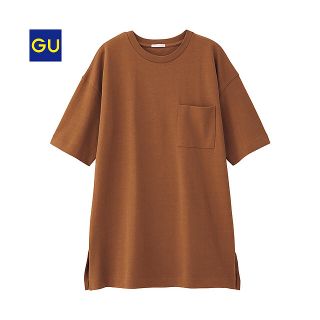 ジーユー(GU)のGU ポケット付き ロングT(Tシャツ(半袖/袖なし))