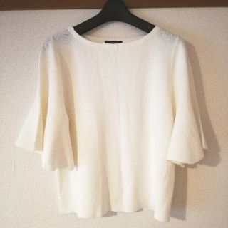 オペーク(OPAQUE)の美品☆オペーク　上質ニット　トップス(カットソー(半袖/袖なし))