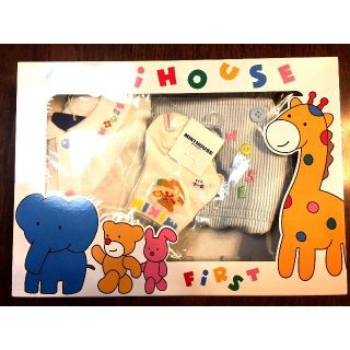 ミキハウス(mikihouse)のMIKIHOUSE FIRST   ミキハウス　オーバーオールセット(シャツ/カットソー)