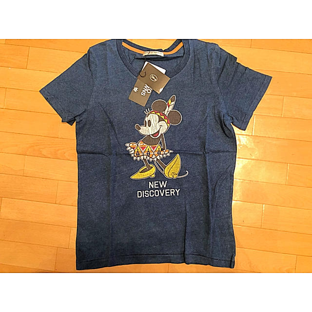 RODEO CROWNS WIDE BOWL(ロデオクラウンズワイドボウル)のロデオクラウンズ ワイドボウル ミッキー  コラボ  T  ブルー M レディースのトップス(Tシャツ(半袖/袖なし))の商品写真