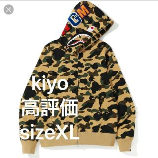 アベイシングエイプ(A BATHING APE)の送料込みsizeXL abathingape シャークパーカー(パーカー)