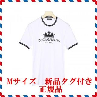 新品ドルチェ＆ガッバーナロゴＴシャツ半袖ＬトップスDolce&Gabbana