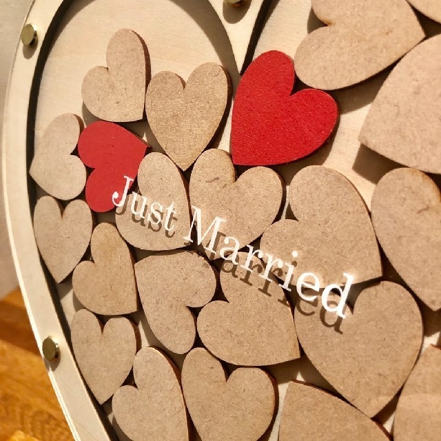 【花嫁応援セール実施中】【to Heart】ウェルカムドロップス ハンドメイドのウェディング(ウェルカムボード)の商品写真