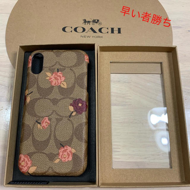 COACH - COACH iPhone xr XR ケース 花柄 ブラウ早い者勝ちの通販 by りん's shop｜コーチならラクマ