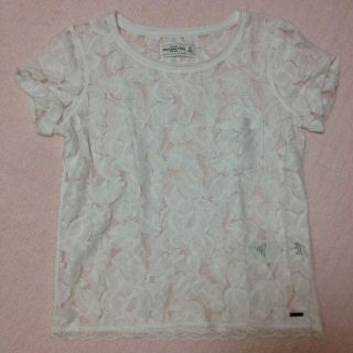 アバクロンビーアンドフィッチ(Abercrombie&Fitch)のアバクロ レースカットソー(Tシャツ(半袖/袖なし))