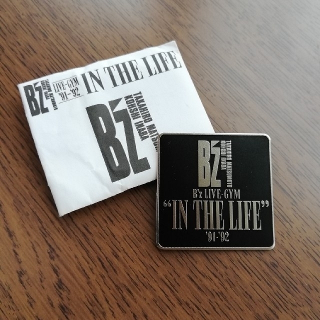 B'z　live　gym    バッジ　ドッグタグ