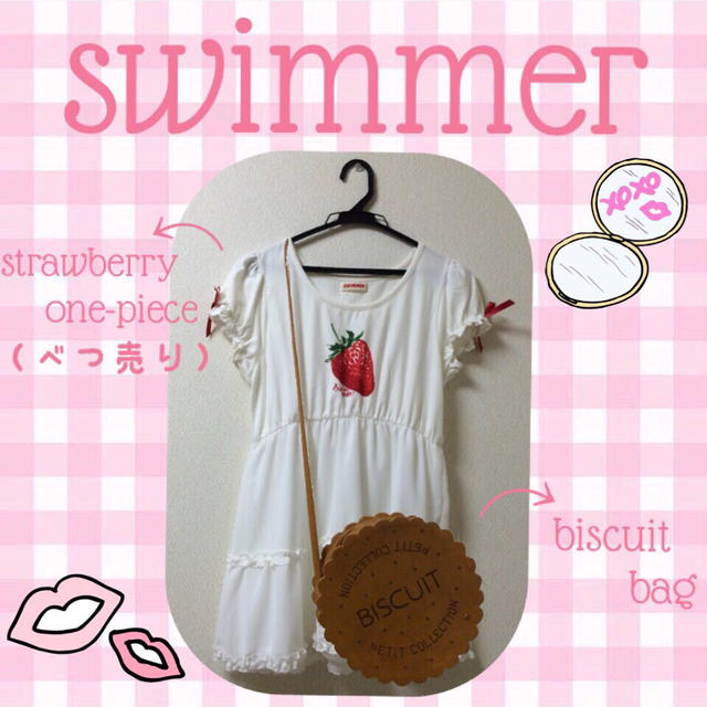 SWIMMER - スイマー♡ビスケットショルダーバッグの通販 by SWIMMER - スイマー♡ビスケットショルダーバッグの通販 by