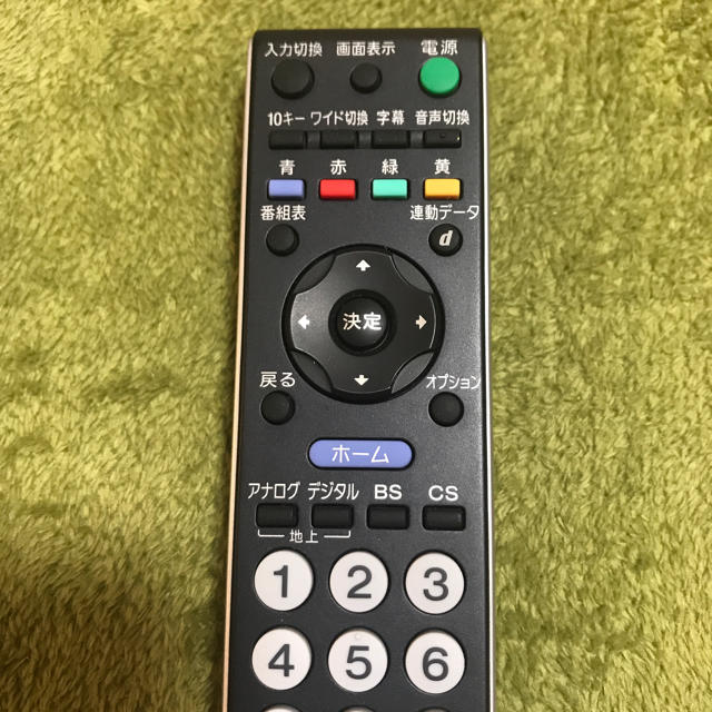 BRAVIA(ブラビア)のSONY BRAVIA TVリモコン RM-JD017 スマホ/家電/カメラのテレビ/映像機器(その他)の商品写真