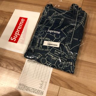 シュプリーム(Supreme)の19ss supreme Gonz Map Denim Tote (トートバッグ)