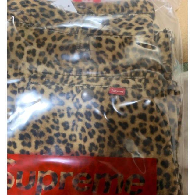 込34 supreme workpant leopard