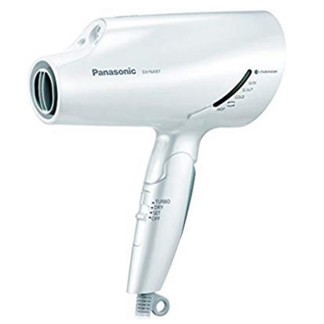 Panasonic(パナソニック)のパナソニック ヘアドライヤー ナノケア 白 EH-NA97-W スマホ/家電/カメラの美容/健康(ドライヤー)の商品写真