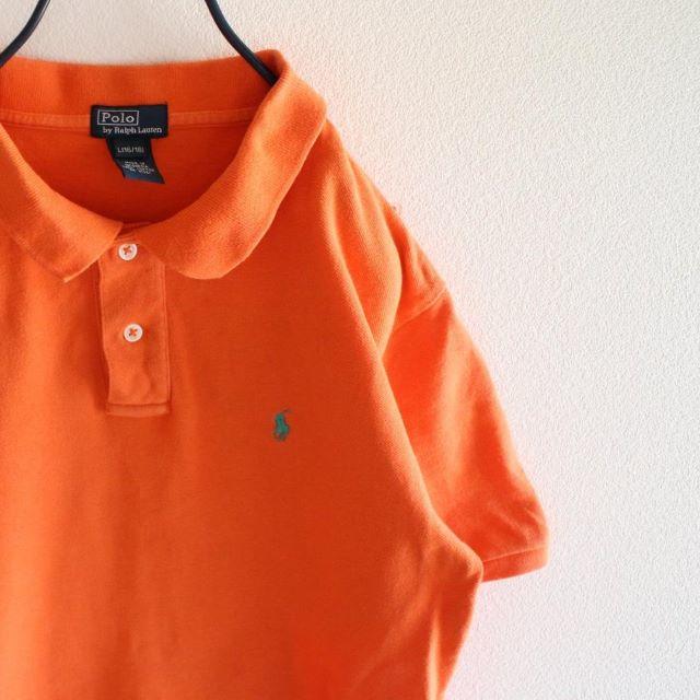 Ralph Lauren(ラルフローレン)のUS ポロ ラルフローレン orange ポロシャツ メンズのトップス(ポロシャツ)の商品写真