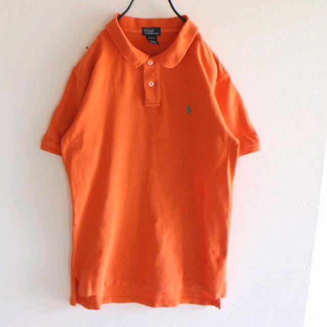 Ralph Lauren(ラルフローレン)のUS ポロ ラルフローレン orange ポロシャツ メンズのトップス(ポロシャツ)の商品写真