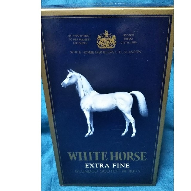 稀少レア英国王室御用達特級ＷHIT.EHORSE'スコッチウイスキー化粧箱入り