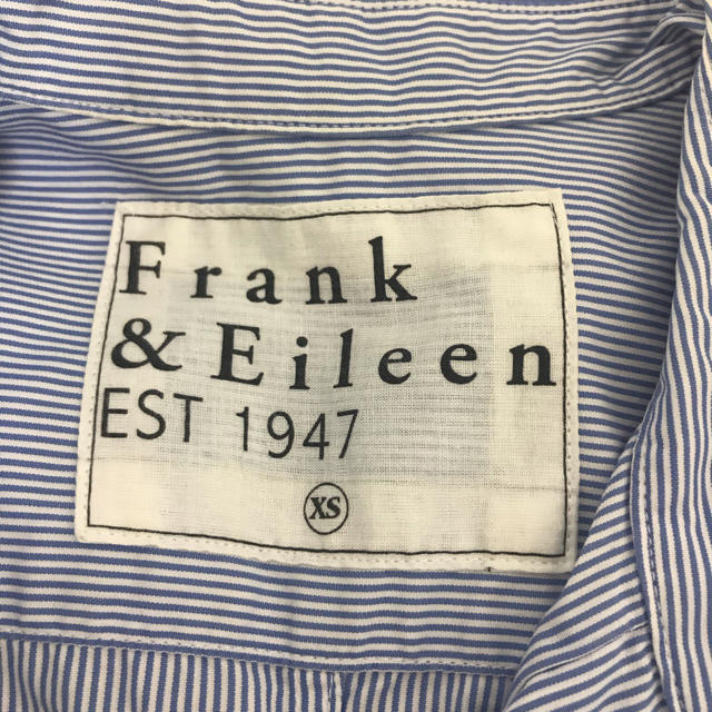 Frank&Eileen(フランクアンドアイリーン)のFrank&Eileen 青ストライプシャツ レディースのトップス(シャツ/ブラウス(長袖/七分))の商品写真