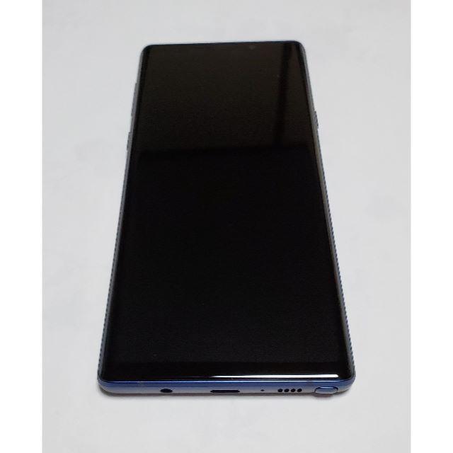 レッド系 Galaxy Note9 SCV40 オーシャンブルー - スマートフォン本体